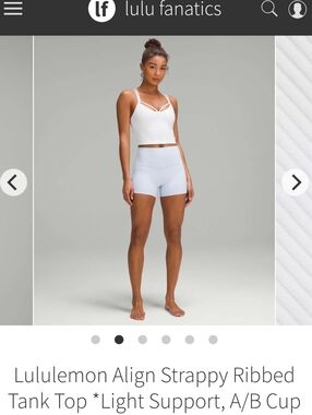 Lululemon Align Strappy Ribbed Tank Top